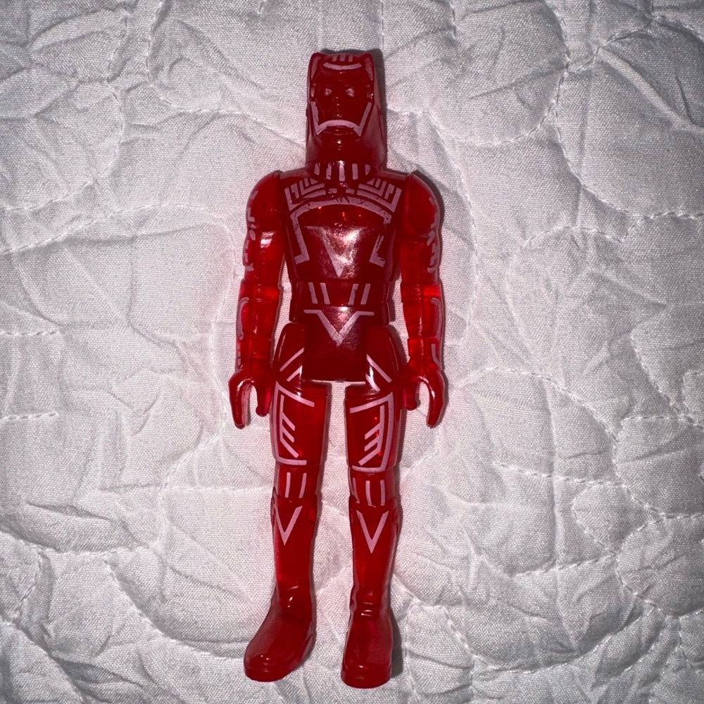 Vintage 1981 Disney Tomy Tron Red Sark Figure